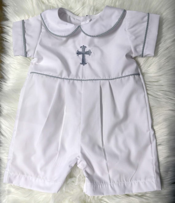 little boy baptism outfit