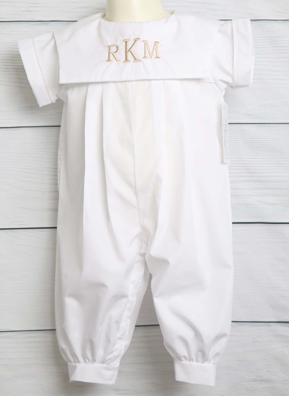 Boys Christening Outfit, Boys Baptism Outfit, Christening Outfits for Boys, Toddler Christening Romper, Baby Boy Baptism Outfit 292406 Il_570xn