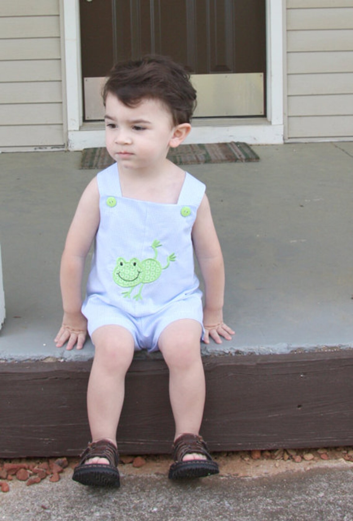 Baby Boy Overalls Boy Overalls Frog Overalls Toddler Boy Etsy