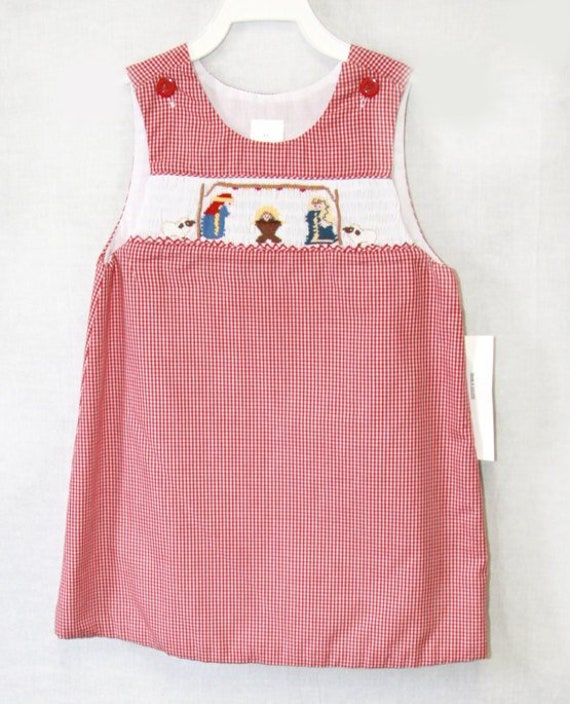 boys smocked christmas