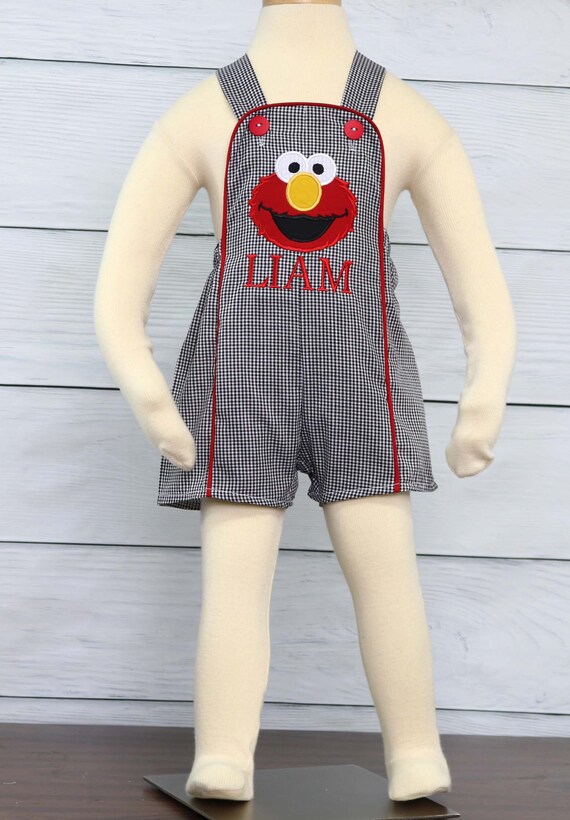 baby boy 1st birthday elmo outfit