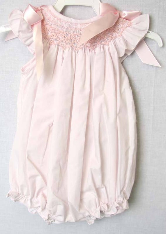 smocked easter dress baby girl