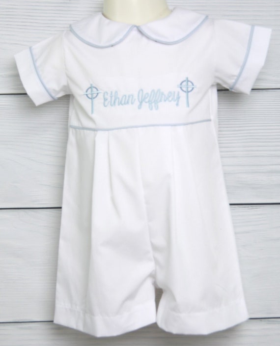 etsy baby boy baptism outfit