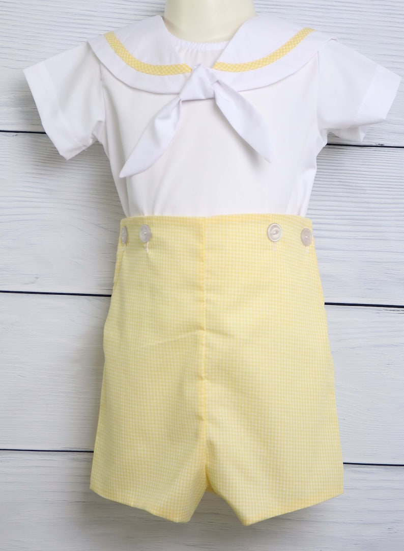 Toddler Bobby Suit Sailor Suit Boys Baby Sailor Outfit Etsy