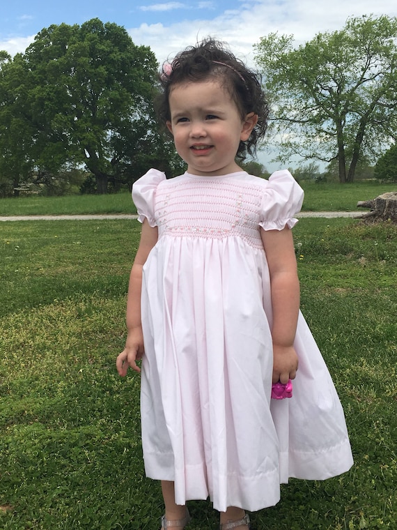 smocked easter dress