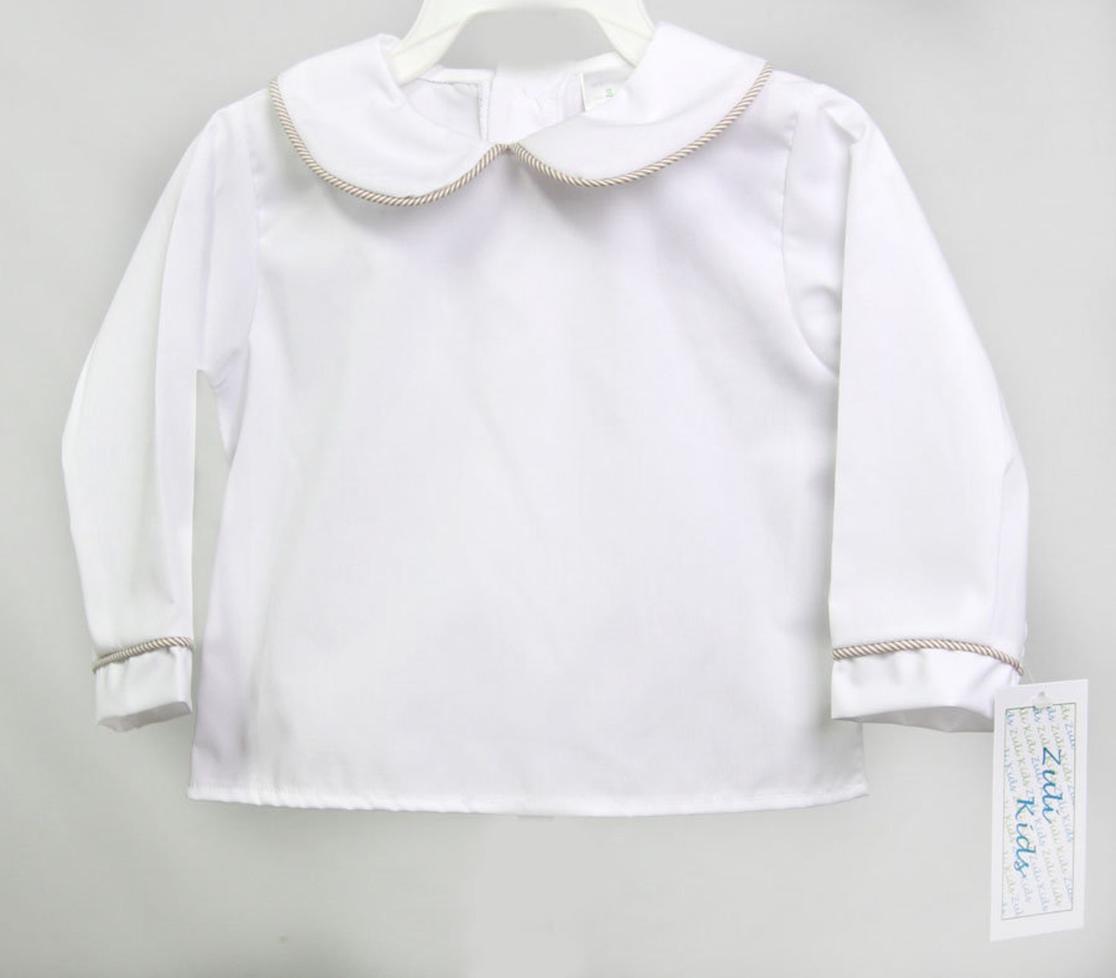 Baby Boy Dress Shirts Boys Peter Pan Collar Shirt Peter Pan Etsy