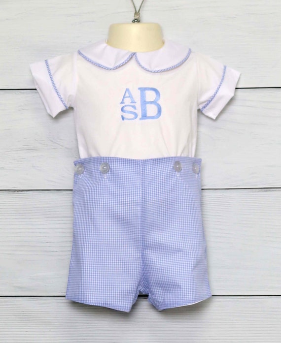 baby boy blue wedding outfit
