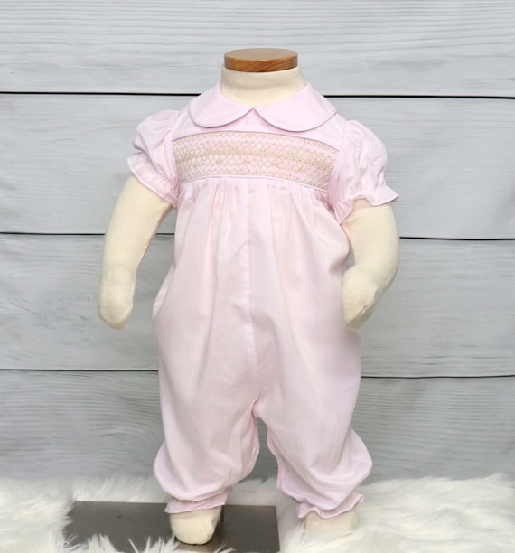 Infant Girl Clothes with Smocking, Childrens Clot… - image 1