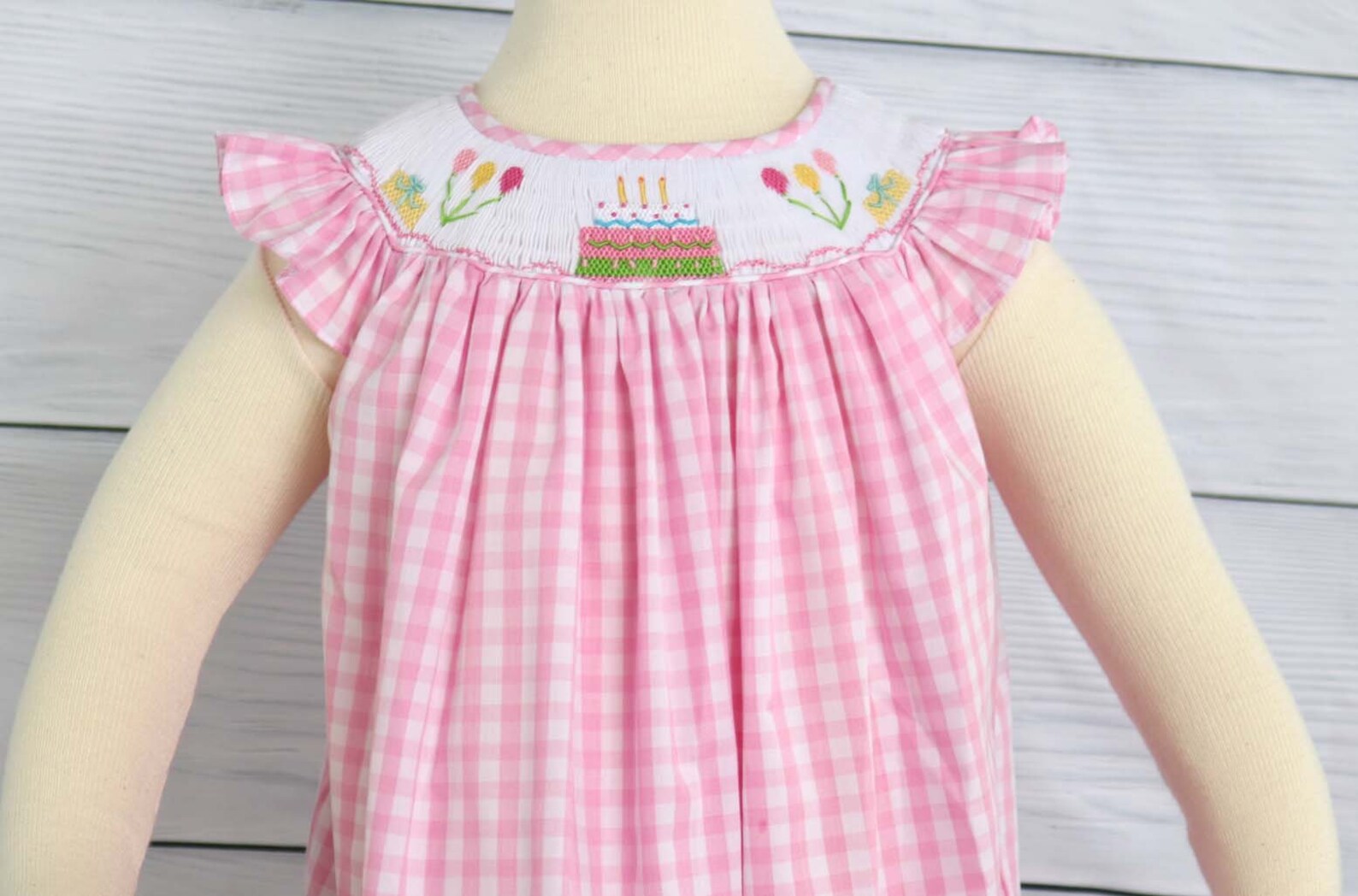 Smocked Birthday Dress Birthday Dress 2 Year Old Birthday Etsy Canada
