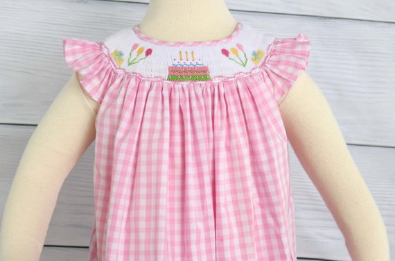 Smocked outlet birthday outfit