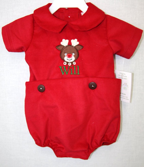 my first christmas infant outfit