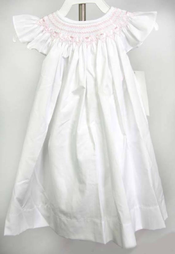 Smocked Dress, Girls Smocked Dress, Toddler Smocked Dress, Smocked Dresses, Girls Smocked Dresses, White Dress, Zuli Kids 412657 -DD137 Il_570xn