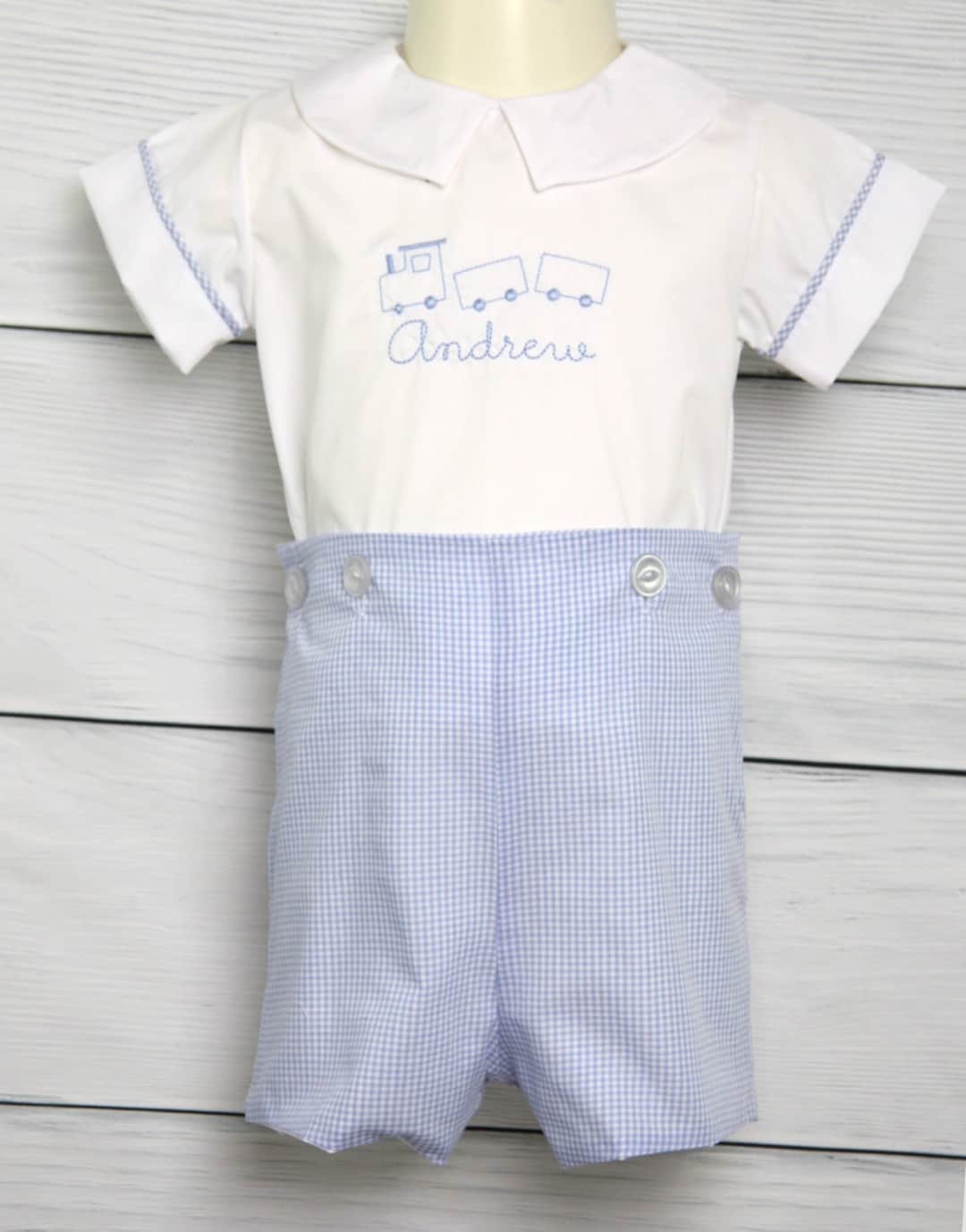 Boy Train Outfit Toddler Boy Train Outfit Cake Smash Train Etsy