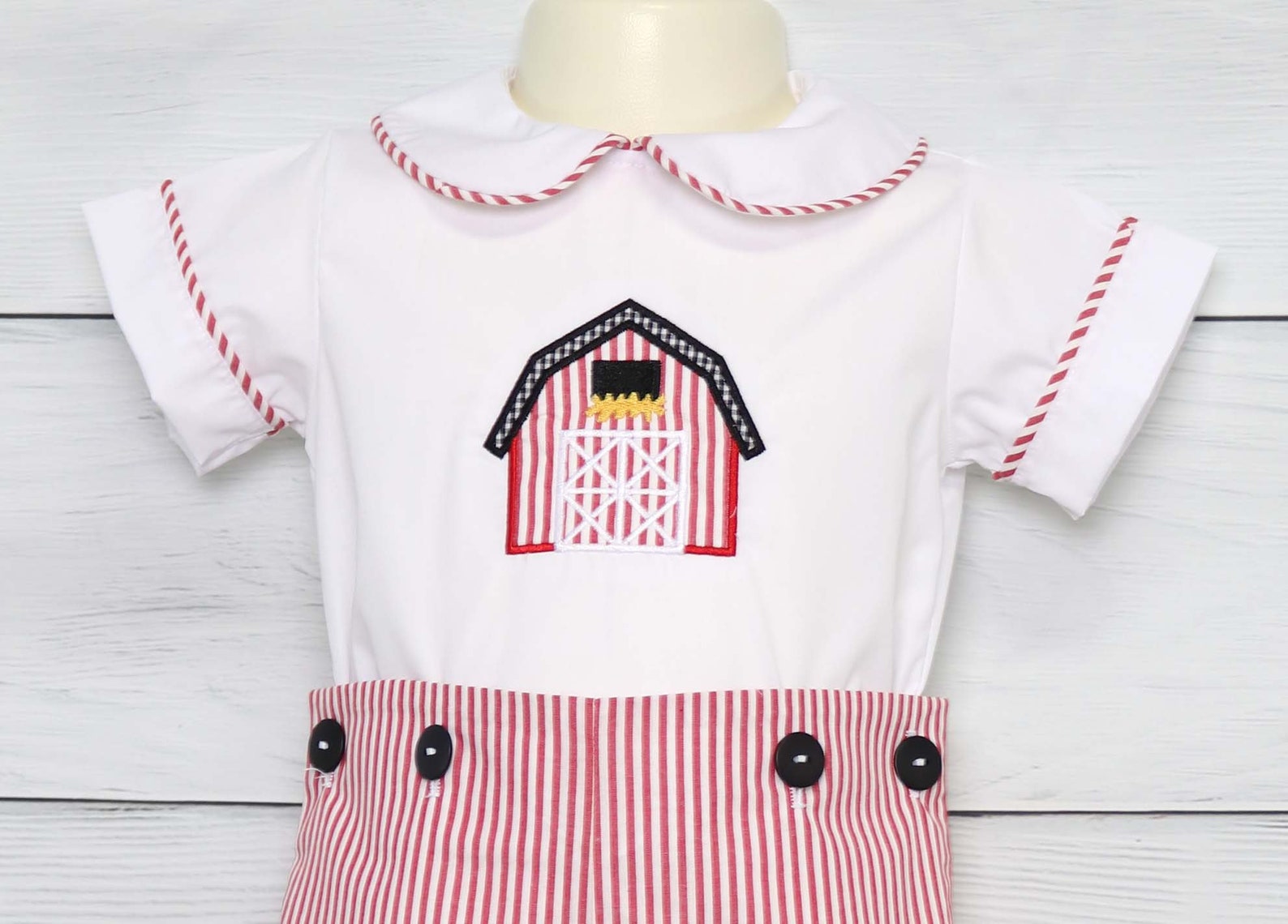 Farm Baby Clothes Farm Birthday Outfit Boy Farm Birthday Etsy