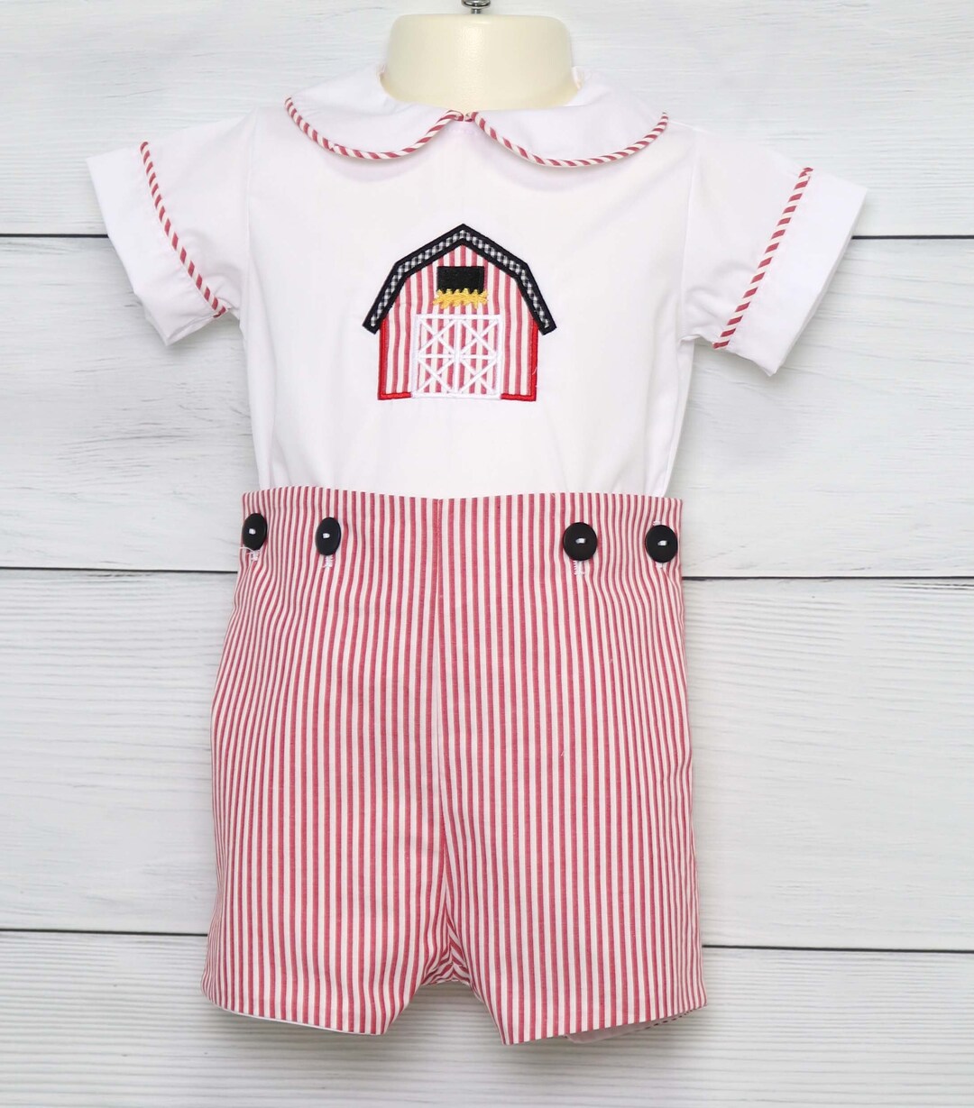 Farm Baby Clothes, Farm Birthday Outfit Boy, Farm Birthday Shirt, Farm