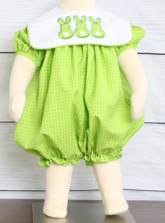 Easter Bunny Romper, Baby Girl Easter Outfit, Bunny Rabbit Outfit for Girl, Girls Easter Outfit, Babys First Easter, My First Easter 293772 Il_570xn