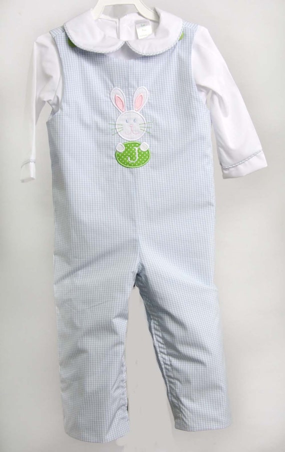 baby boy easter romper