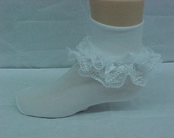 Beaded Socks, Lace Socks, Baby Socks, Frilly Socks, Kids Socks, Newborn Socks, Toddler Socks, Little Girl Socks, Zuli Kids 292601