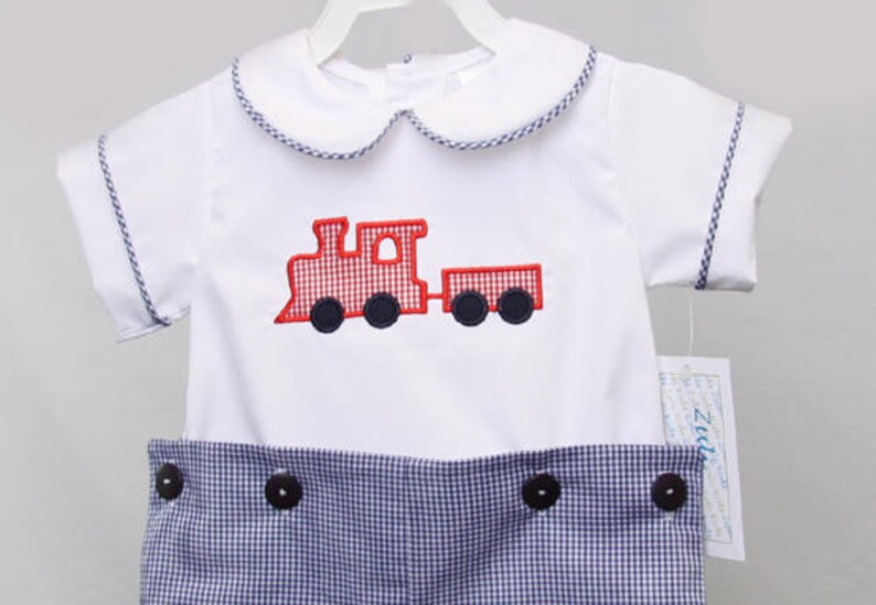 Baby Boy Clothes Train Birthday Outfit Train Outfit Boy Etsy