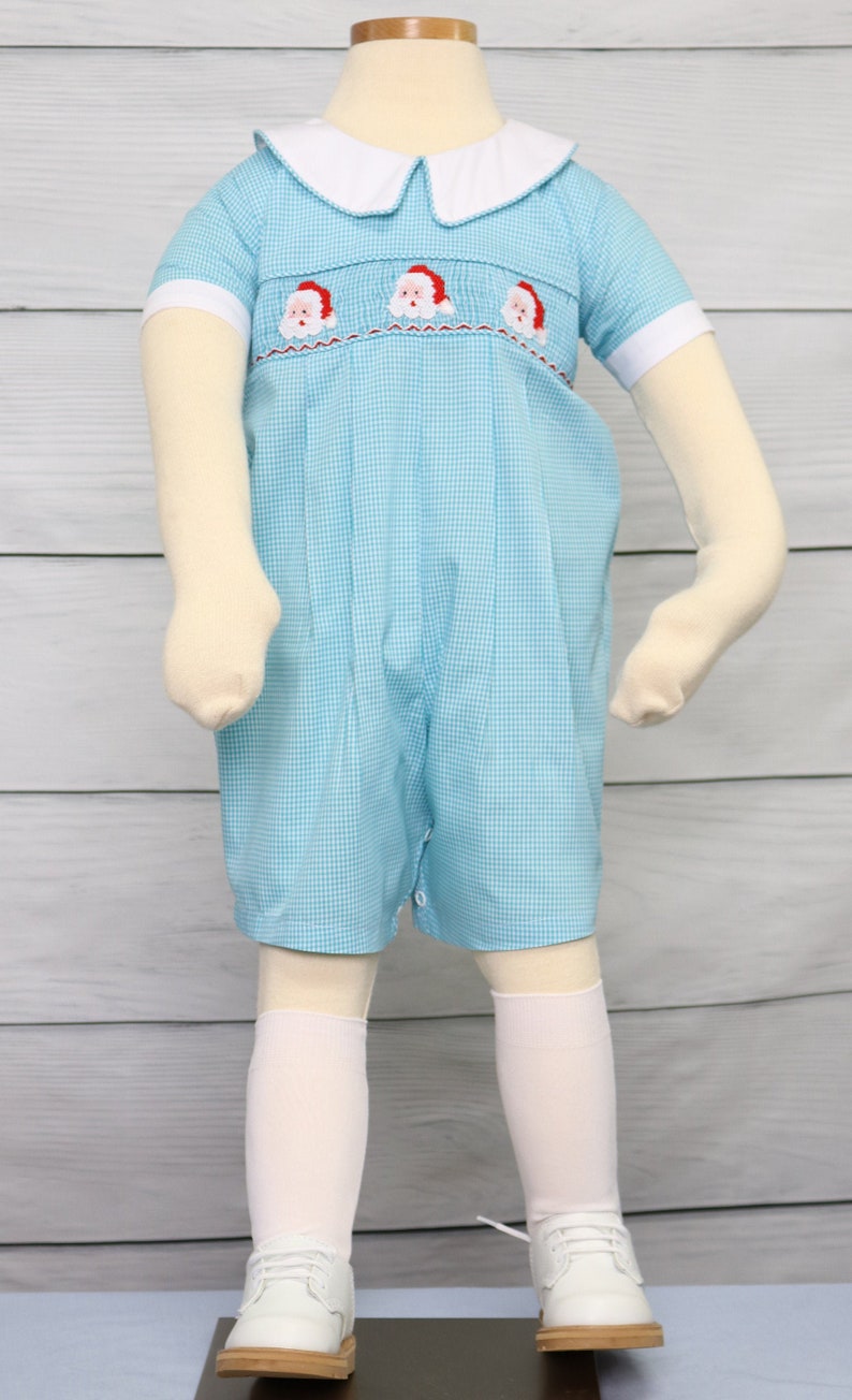 Tenue de Noël de bébé garçon vêtements de bébé smocked | Etsy