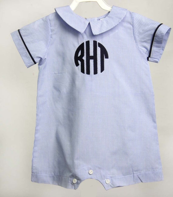 baby boy easter romper