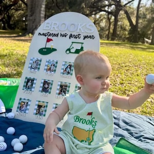 Hole in ONE, Baby Boy Golf, Baby Golf Outfit, Boys First Birthday Outfit, First Birthday Romper, Hole in One 1st Birthday, Zuli Kids 294837