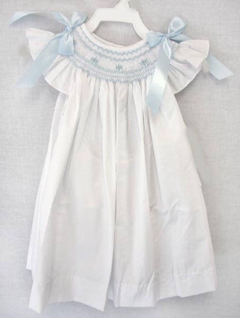 newborn easter smocked dress