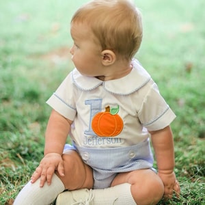 Baby Boy First Birthday Outfit, Pumpkin Birthday Outfit, Little Pumpkin, Fall Thanksgiving Outfit, Pumpkin Birthday,  294474