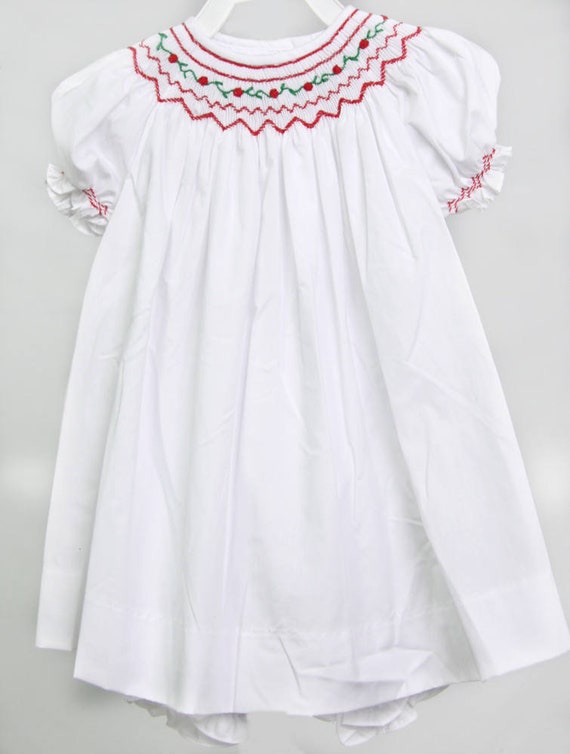 white christmas dress baby