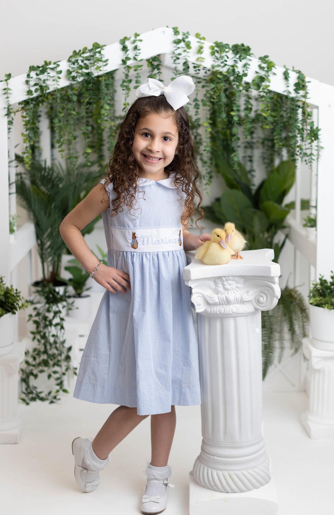 Bunny Rabbit Dress, Easter Dresses for Girls, Toddler Girl Easter Dress ...