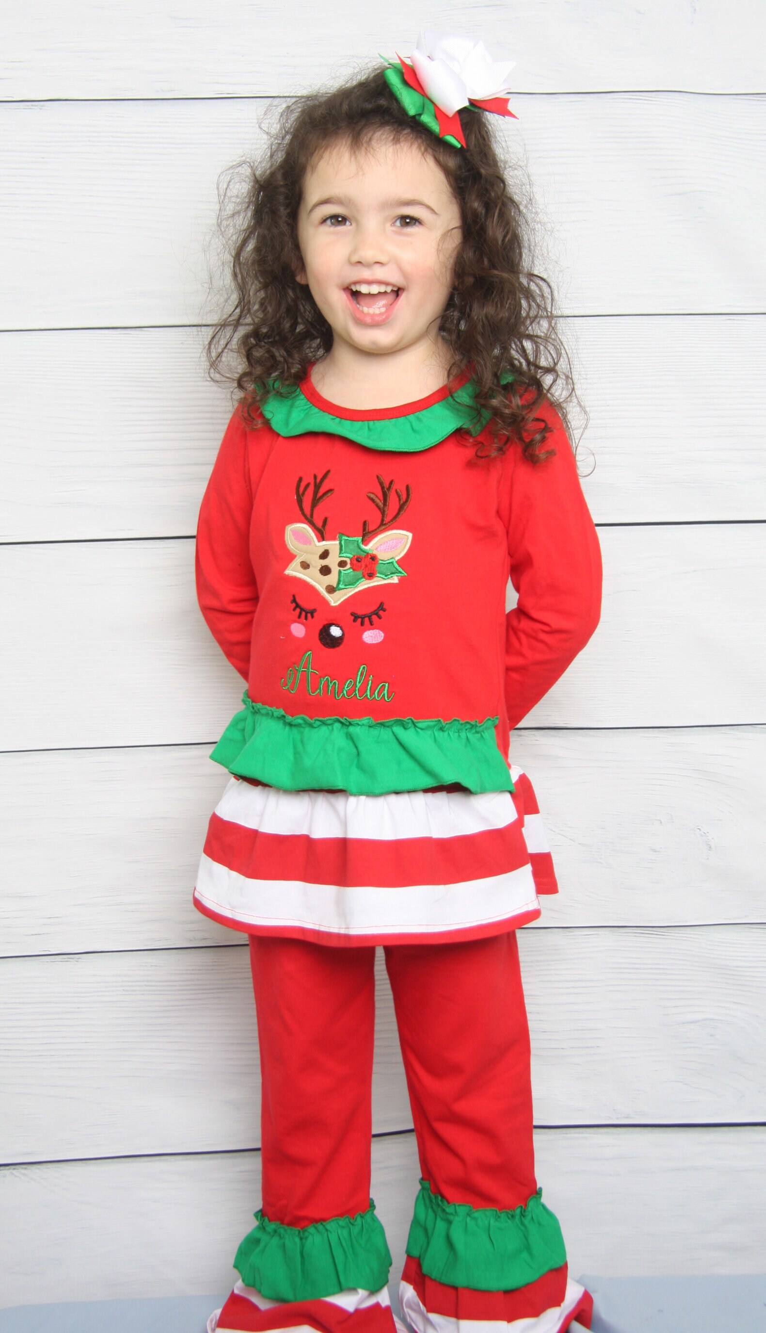 Girls Christmas Outfits Girls Christmas Dress Girls Holiday - Etsy Norway