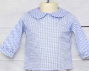 Peter Pan Collar Shirt Boys, Boys Peter Pan Collar Shirt, Kids Shirts, Custom Shirts, Sibling Shirts, Baby Boy Shirts, Zuli Kids 295107