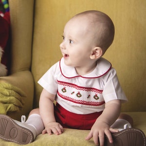 Cute baby boy christmas cheap outfit