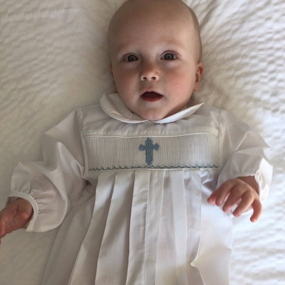 etsy baby boy baptism outfit