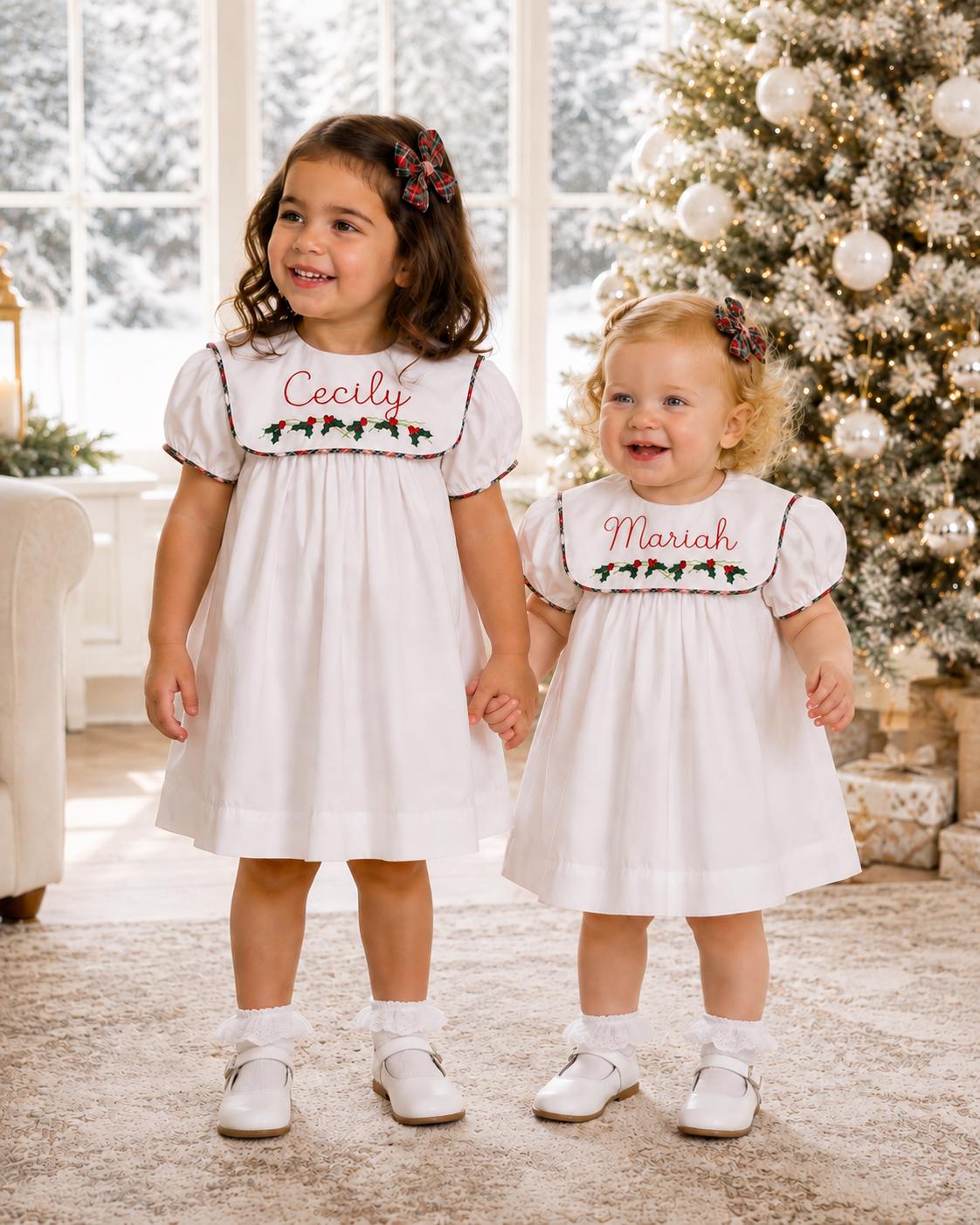 Christmas Dresses for Toddlers - Baby Girl Christmas Dress - Toddler Christmas Outfits - Matching Sister Christmas Dresses Zuli Kids 295075