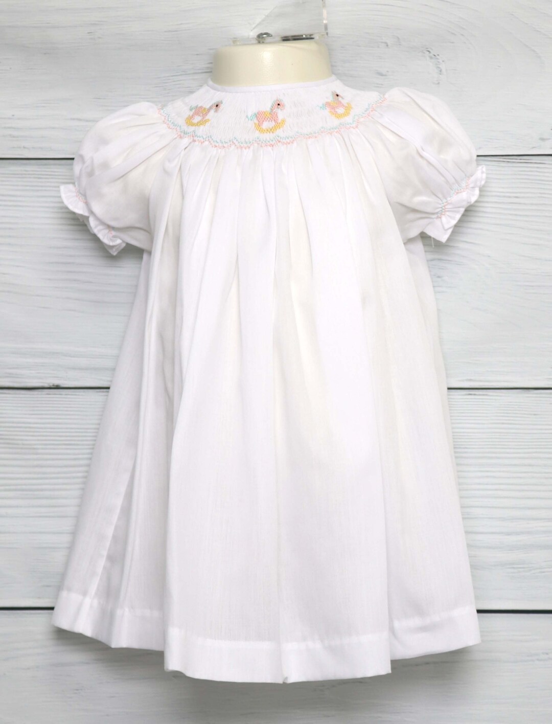 Smocked Dresses, Smocked Dress, Baby Girl Horse Clothes, Rocking Horse