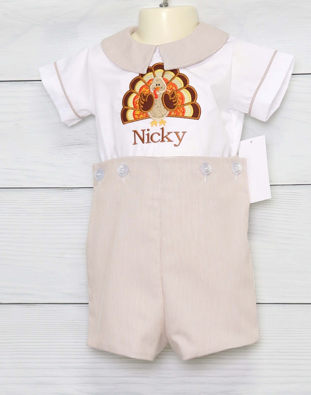 Baby Boy Thanksgiving Outfit Boy Thanksgiving Outfit Etsy