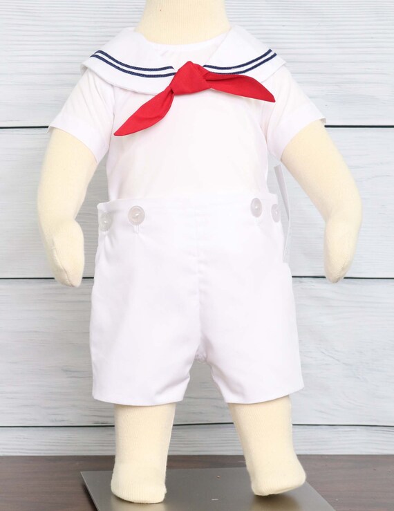 First Birthday Romper, Nautical Birthday, Boys First Birthday, 1st Birthday Outfit, Baby Sailor Outfit, Zuli Kids 291877 Il_570xn