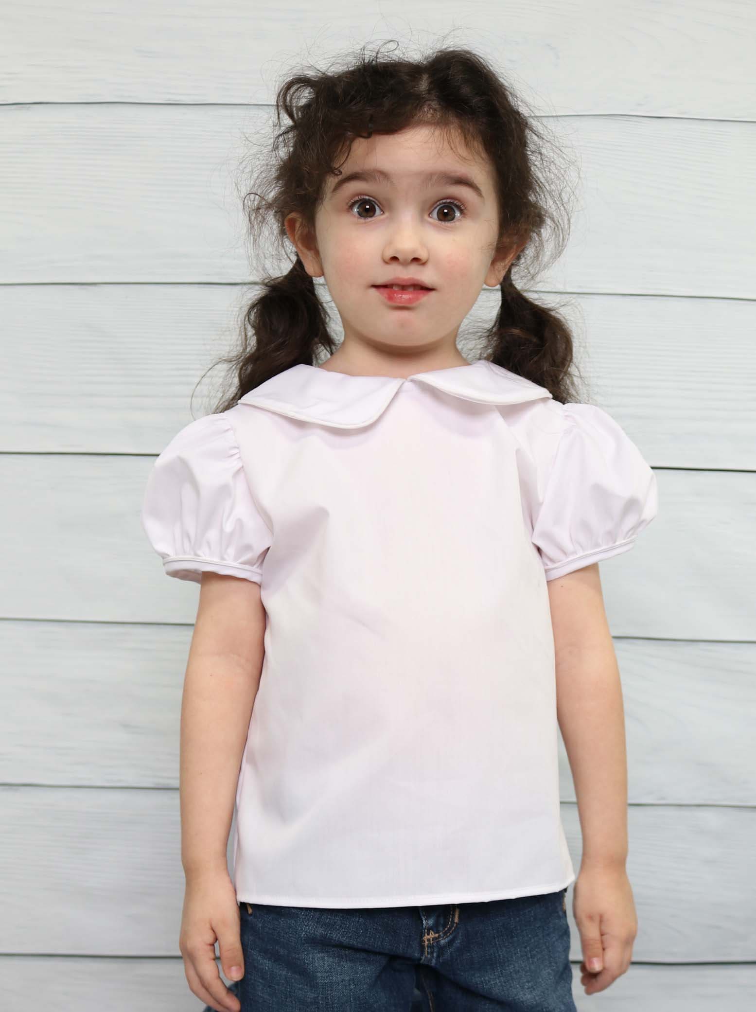 Blouses for Toddlers White Blouse Baby Girl Clothes 294014 Etsy