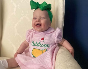 Hole In ONE, First Birthday Dress, Hole in One Birthday, Golf First Birthday, Baby Golf Outfit, Golf Birthday Party, Zuli Kids 294872