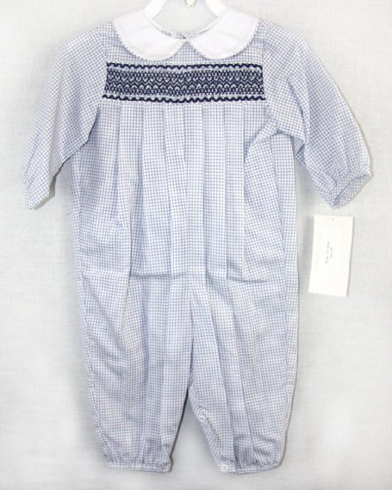 Baby Boy Smocked Romper Boys Smocked Bubbles Smocked Etsy