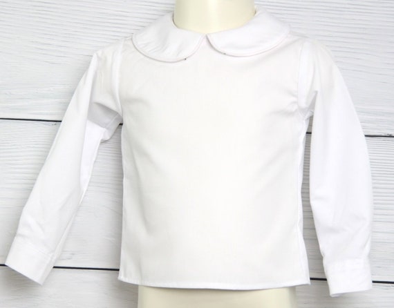 infant white dress shirt
