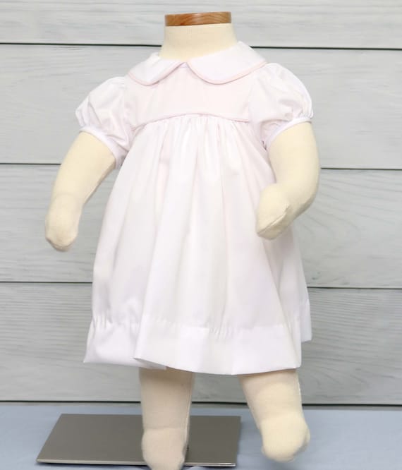 white baptism dress for girl
