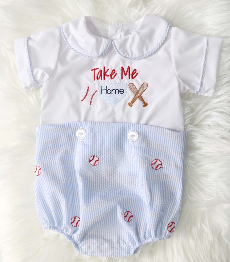 Going Home Outfit Boy Baby Baseball Outfit Baby Boy Coming Etsy