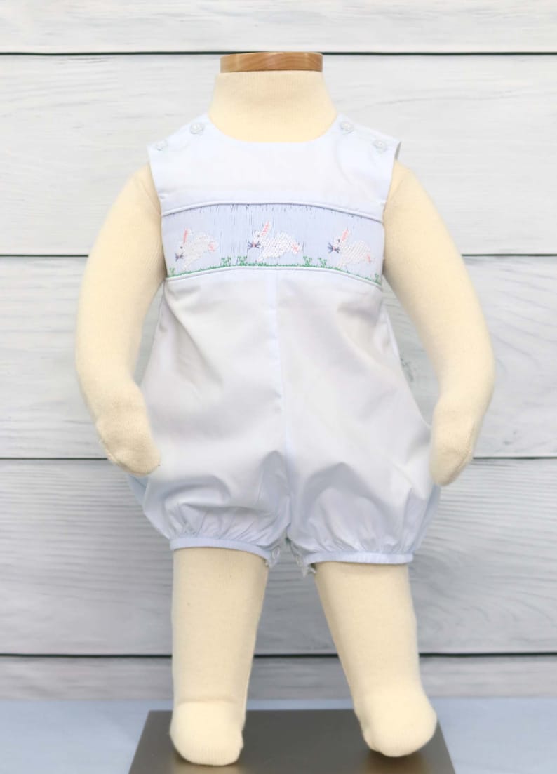 Baby Boy Easter Outfit 412850 -DD230 Easter Bunny Romper for Boy Boys Easter Outfit Babys First Easter