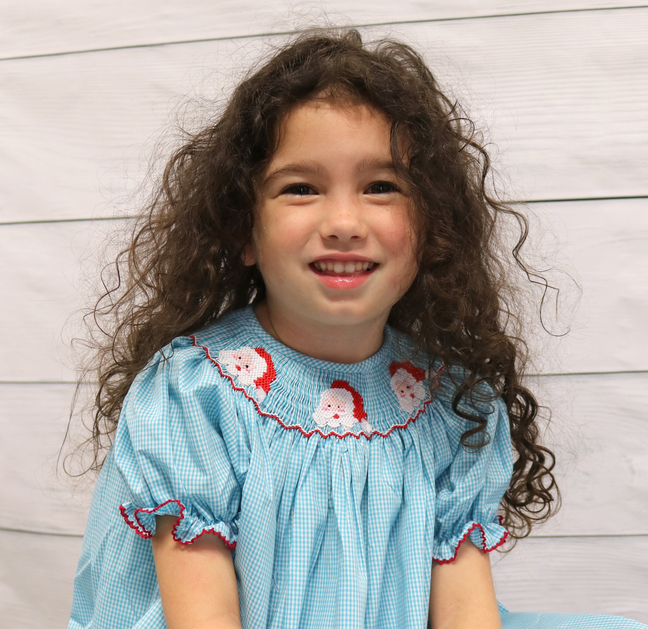 Smocked infant deals christmas dresses