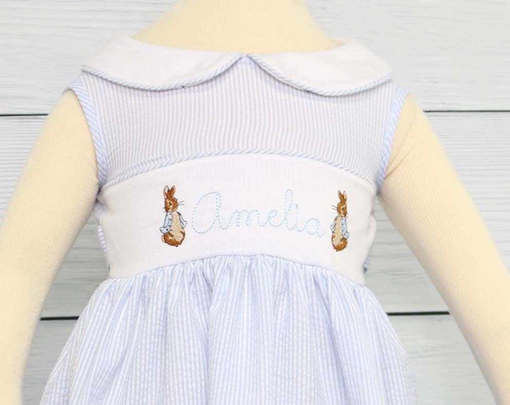 Bunny Rabbit Dress, Easter Dresses for Girls, Toddler Girl Easter Dress ...