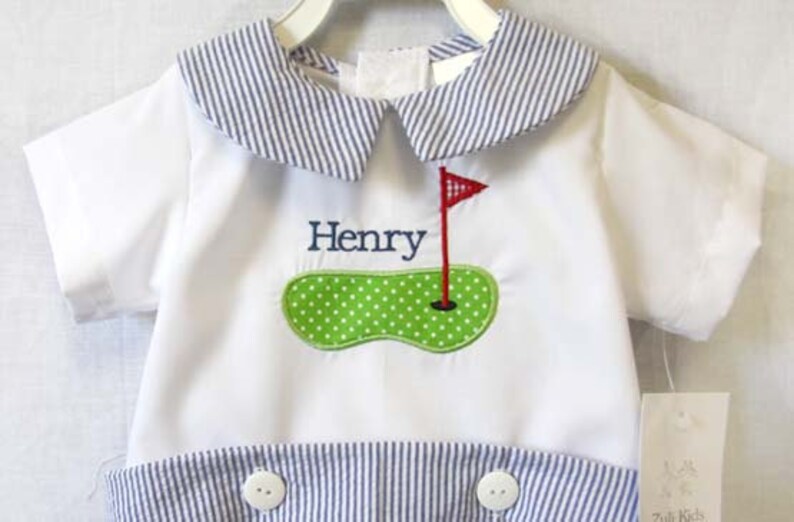 Baby Golf Outfit Golf Bubble Baby Golf Clothes Baby Boy Etsy
