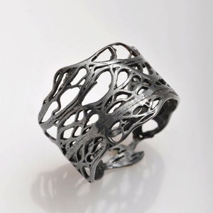Oxidized Silver Ring, Black Ring, Black Ring Band, Silver Promise Ring, Black Engagement Ring, Silver Ring, Metal Work, Art Jewelry