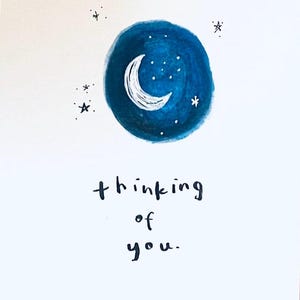 Pensando a te / Luna e stelle / Ciao / Biglietto di auguri / SET di biglietti di auguri / Asilo nido / Mi manchi / Ti amo fino alla luna e ritorno